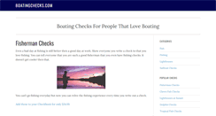 Desktop Screenshot of boatingchecks.com
