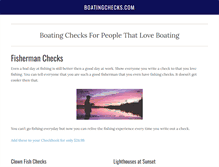 Tablet Screenshot of boatingchecks.com